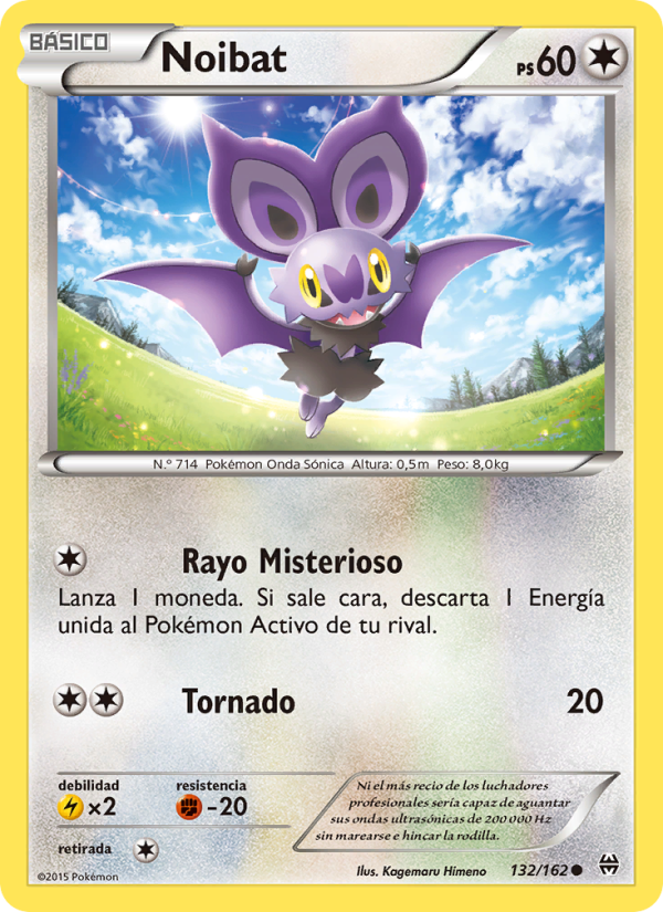 Noibat 132 — BREAKthrough (Spanish Pokémon TCG card)