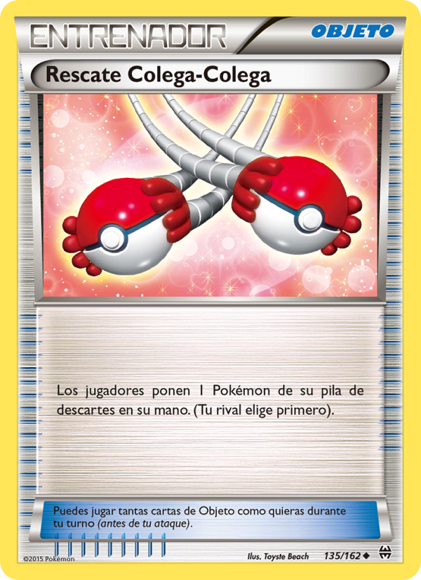 Rescate Colega-Colega 135 — BREAKthrough (Spanish Pokémon TCG card)