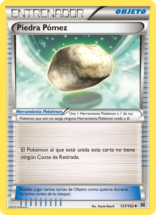 Piedra Pómez 137 — BREAKthrough (Spanish Pokémon TCG card)