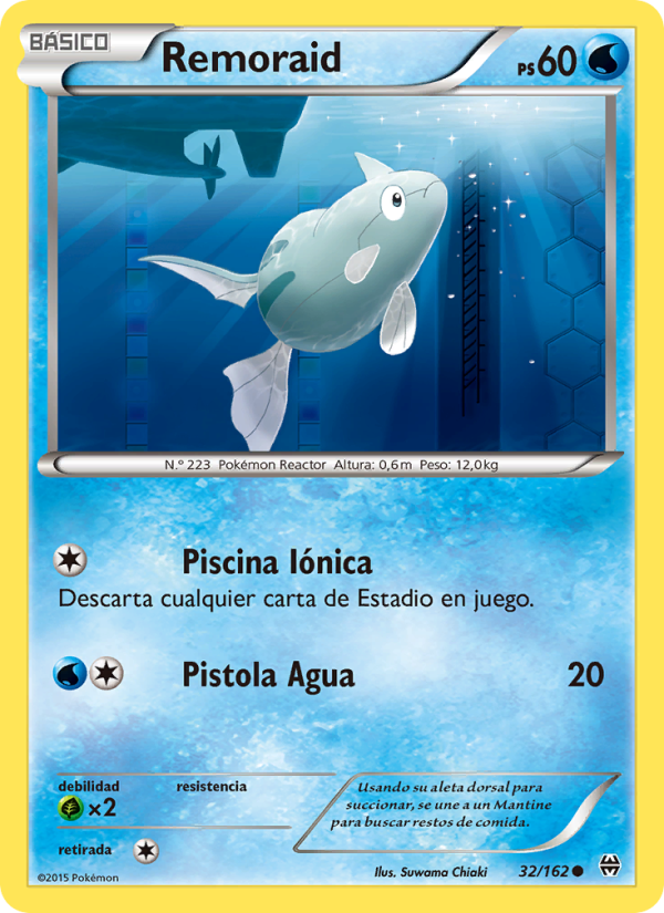 Remoraid 32 — BREAKthrough (Spanish Pokémon TCG card)