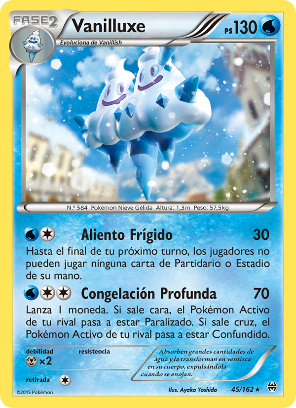 Vanilluxe 45 — BREAKthrough (Spanish Pokémon TCG card)