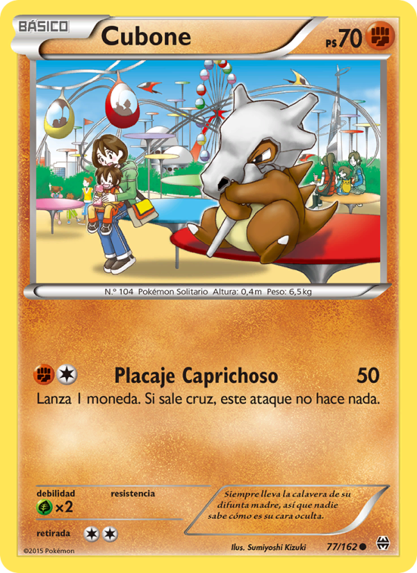 Cubone 77 — BREAKthrough (Spanish Pokémon TCG card)