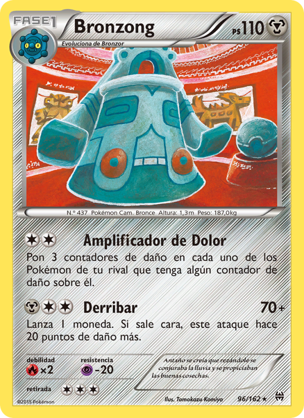 Bronzong 96 — BREAKthrough (Spanish Pokémon TCG card)