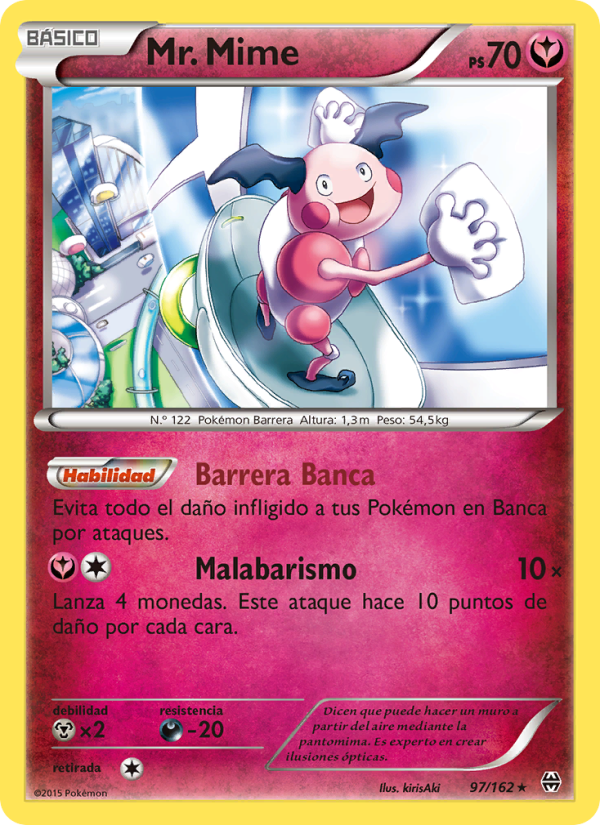 Mr. Mime 97 — BREAKthrough (Spanish Pokémon TCG card)