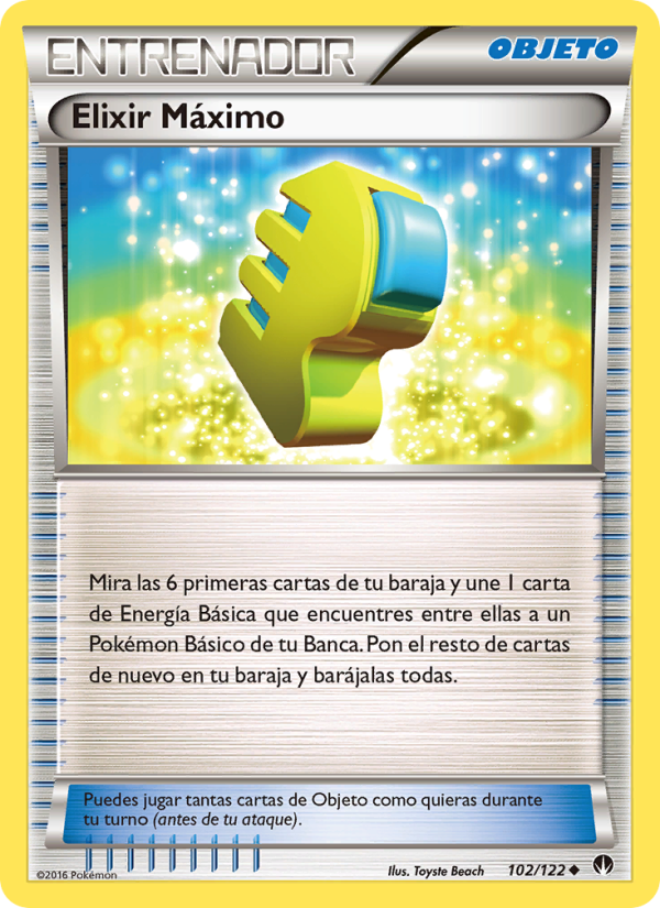 Elixir Máximo 102 — BREAKpoint (Spanish Pokémon TCG card)