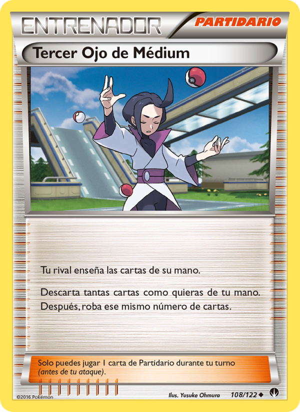 Tercer Ojo de Médium 108 — BREAKpoint (Spanish Pokémon TCG card)