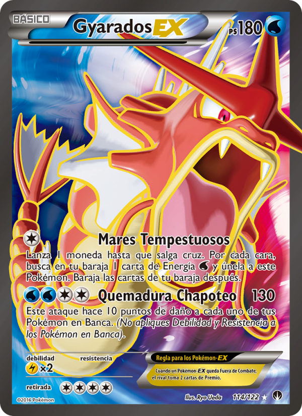Gyarados EX 114 — BREAKpoint (Spanish Pokémon TCG card)