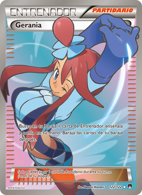 Gerania 122 — BREAKpoint (Spanish Pokémon TCG card)