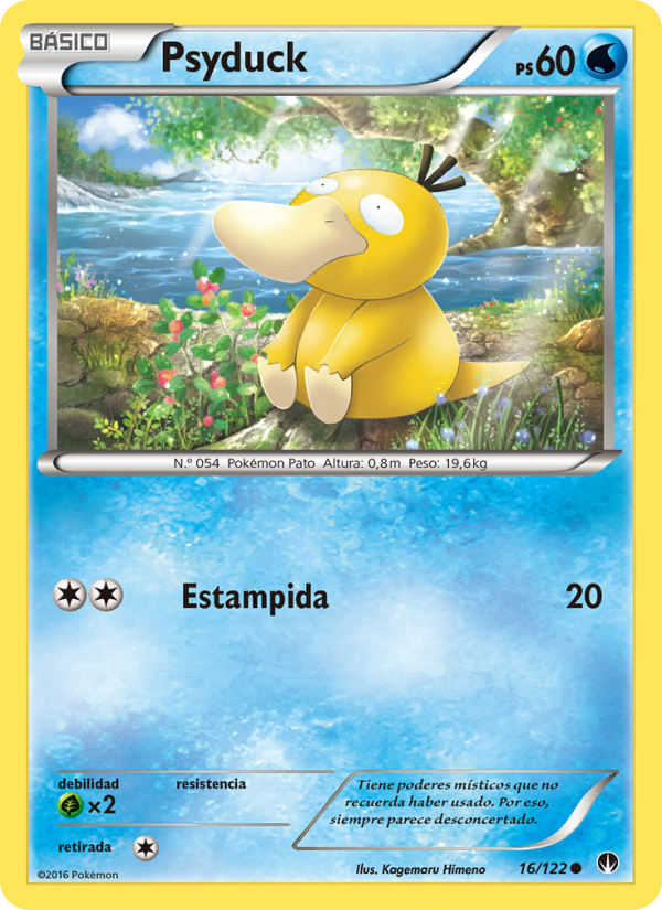 Psyduck 16 — BREAKpoint (Spanish Pokémon TCG card)