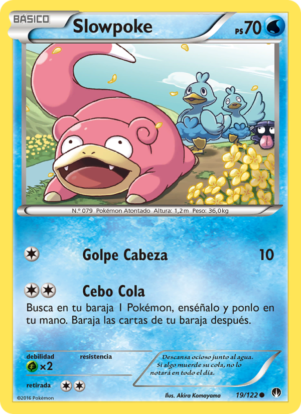Slowpoke 19 — BREAKpoint (Spanish Pokémon TCG card)