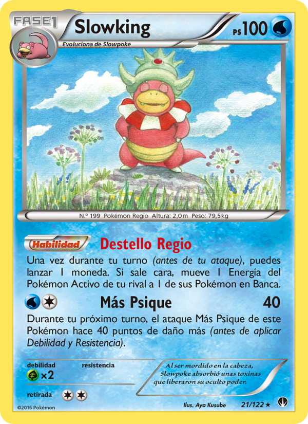 Slowking 21 — BREAKpoint (Spanish Pokémon TCG card)