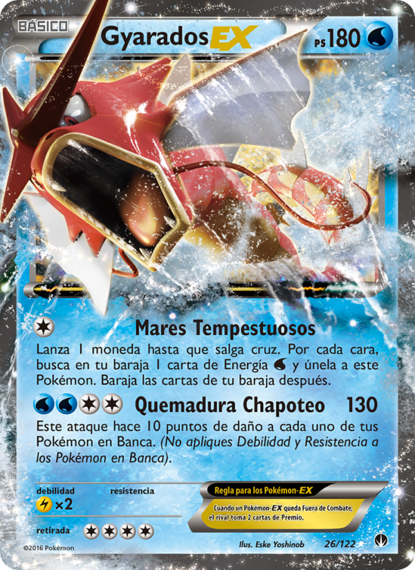 Gyarados EX 26 — BREAKpoint (Spanish Pokémon TCG card)