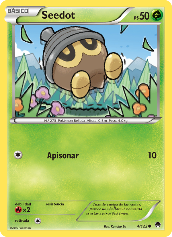 Seedot 4 — BREAKpoint (Spanish Pokémon TCG card)