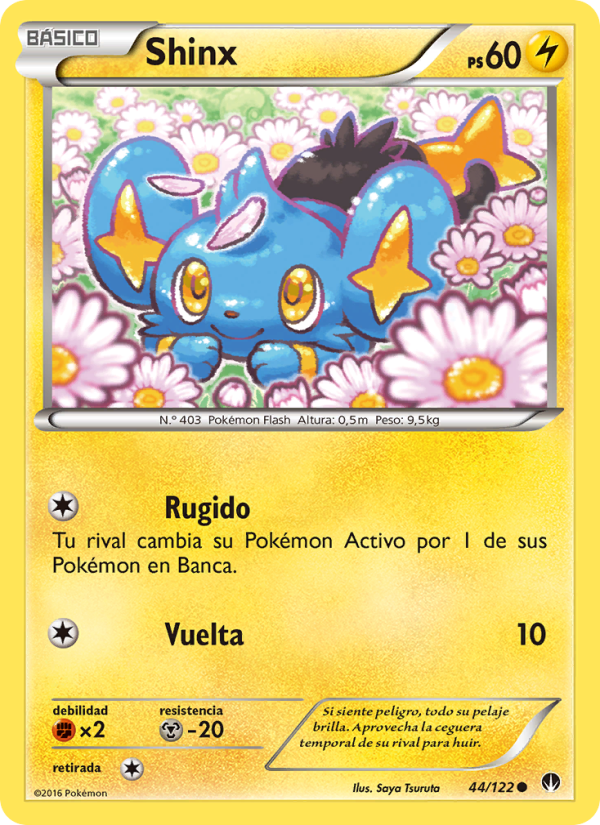Shinx 44 — BREAKpoint (Spanish Pokémon TCG card)