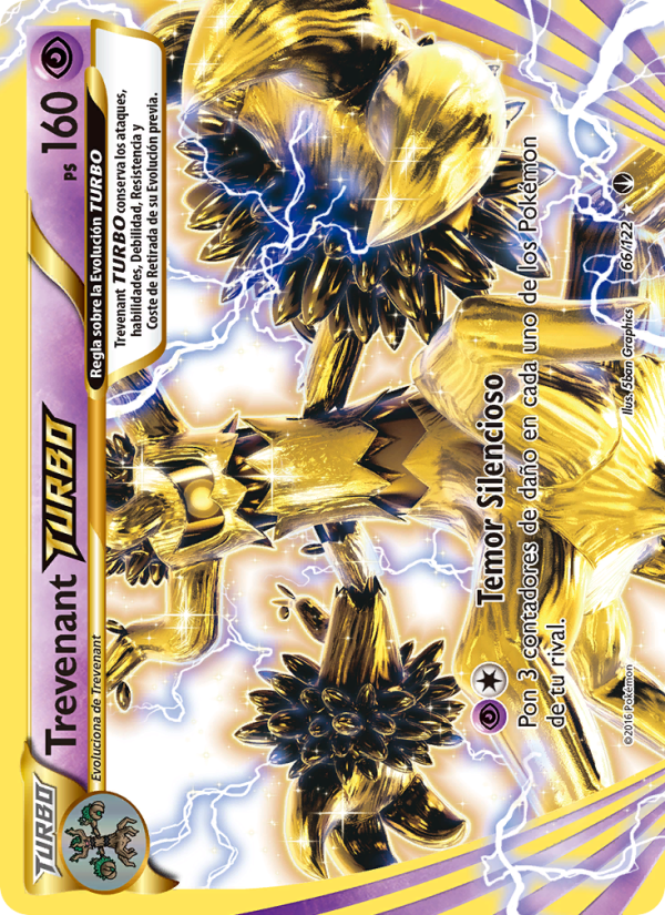 Trevenant TURBO 66 — BREAKpoint (Spanish Pokémon TCG card)
