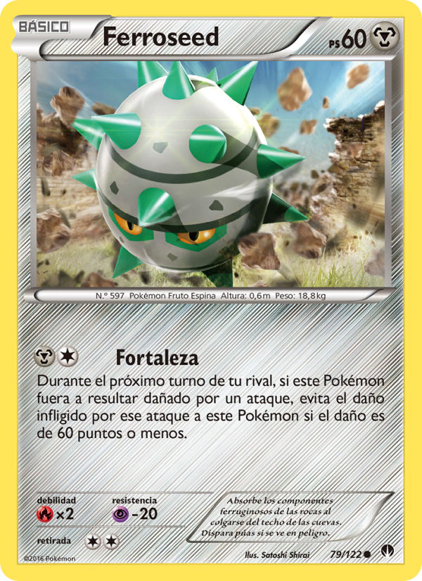 Ferroseed 79 — BREAKpoint (Spanish Pokémon TCG card)