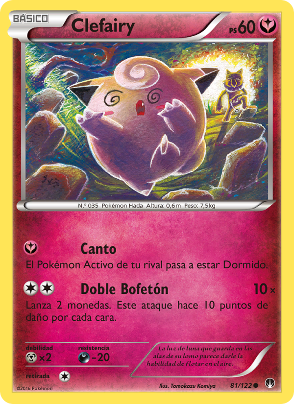 Clefairy 81 — BREAKpoint (Spanish Pokémon TCG card)