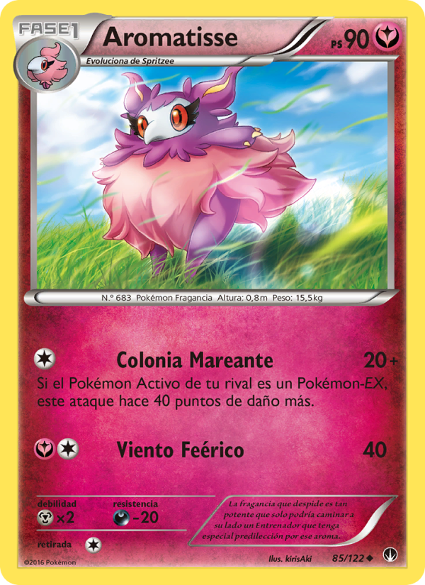 Aromatisse 85 — BREAKpoint (Spanish Pokémon TCG card)