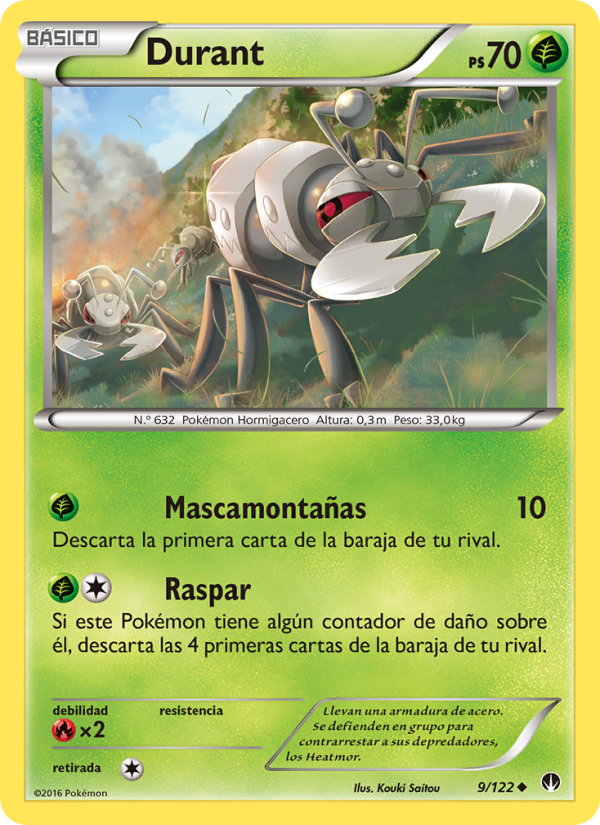 Durant 9 — BREAKpoint (Spanish Pokémon TCG card)