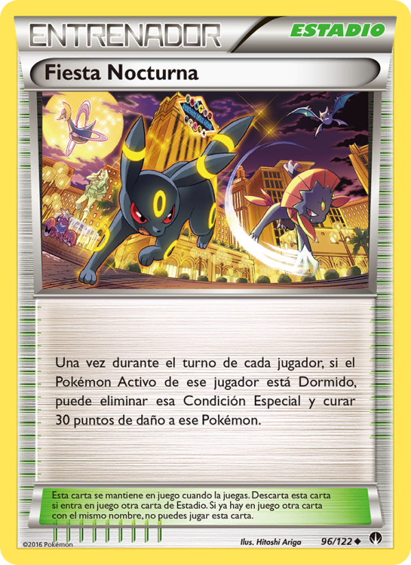 Fiesta Nocturna 96 — BREAKpoint (Spanish Pokémon TCG card)