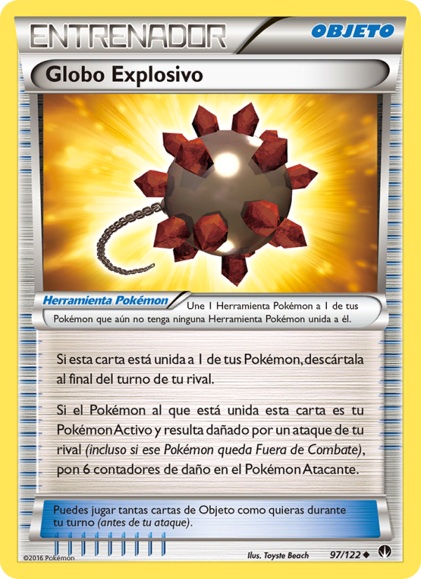 Globo Explosivo 97 — BREAKpoint (Spanish Pokémon TCG card)
