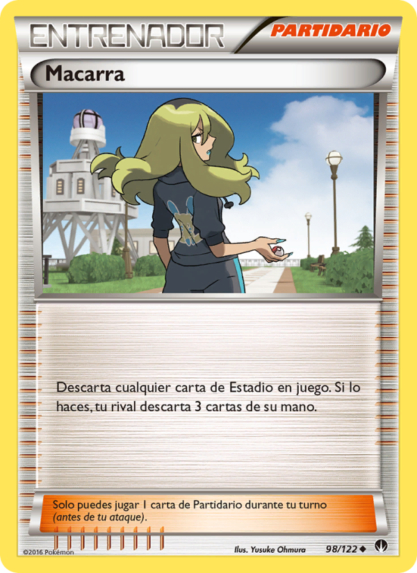 Macarra 98 — BREAKpoint (Spanish Pokémon TCG card)