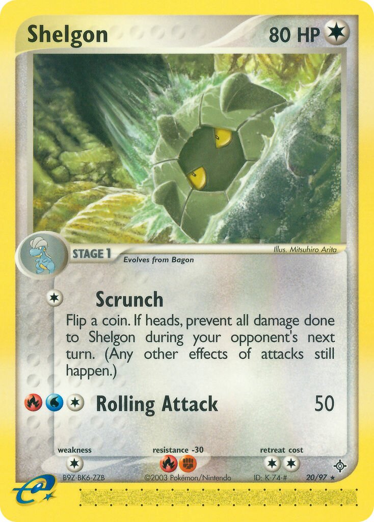 Shelgon 020 — EX Drago (Italian Pokémon TCG card)