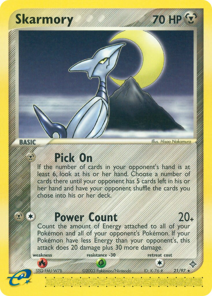 Skarmory 021 — EX Drago (Italian Pokémon TCG card)