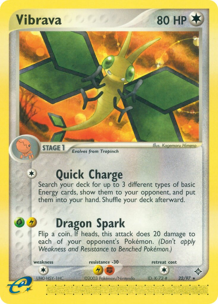 Vibrava 022 — EX Drago (Italian Pokémon TCG card)