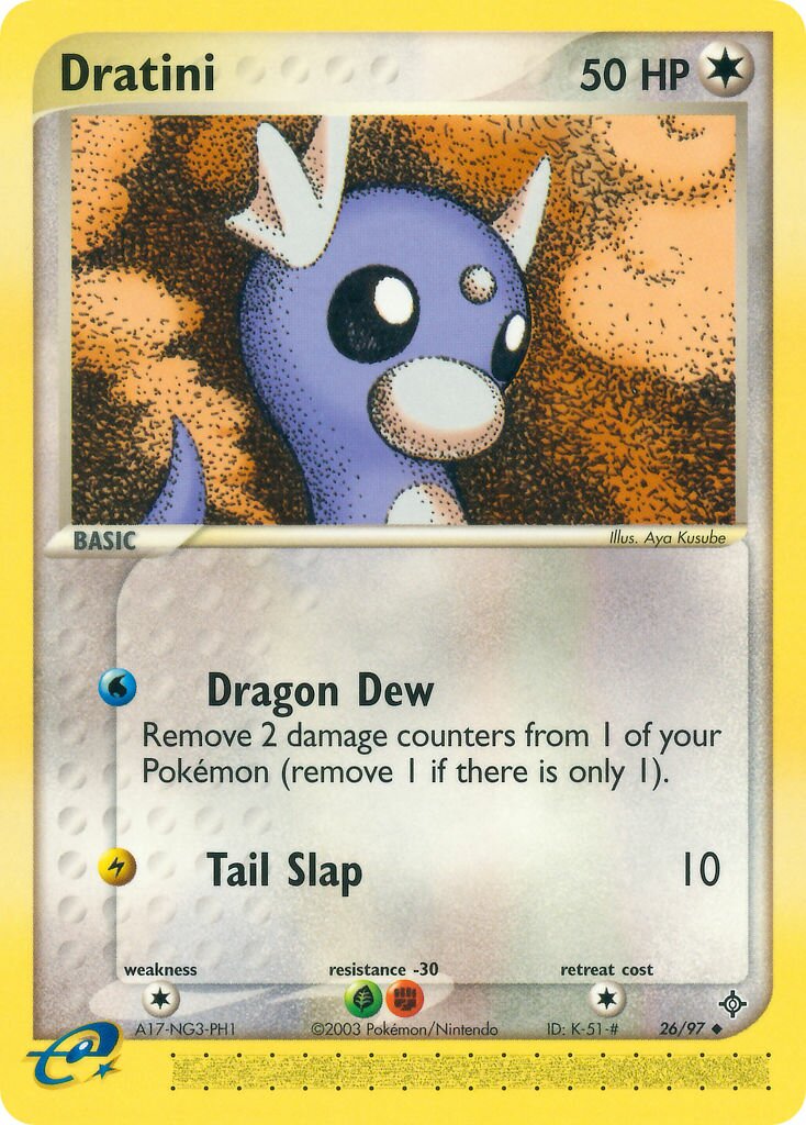 Dratini 026 — EX Drago (Italian Pokémon TCG card)