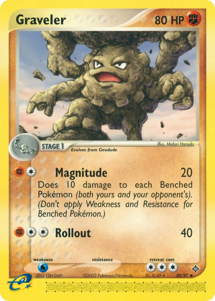 Graveler 030 — EX Drago (Italian Pokémon TCG card)