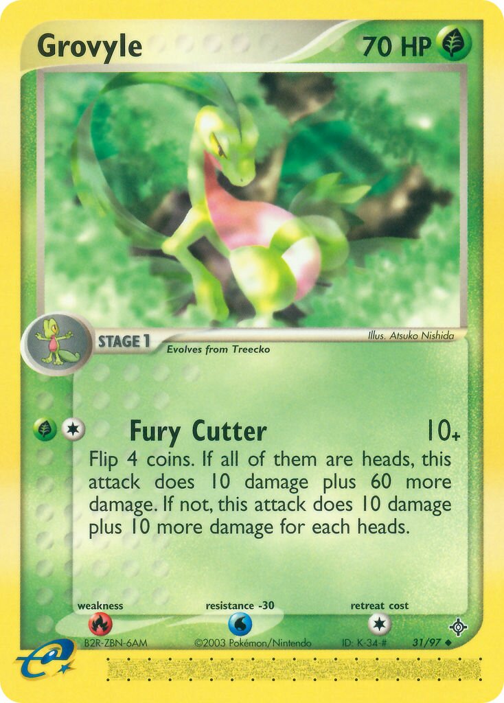 Grovyle 031 — EX Drago (Italian Pokémon TCG card)
