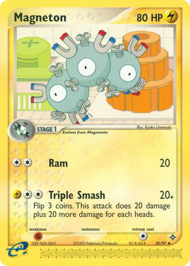 Magneton 035 — EX Drago (Italian Pokémon TCG card)