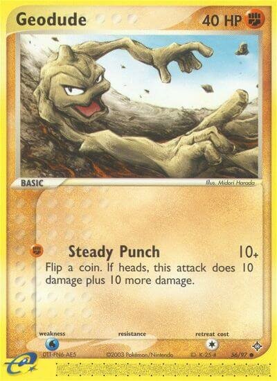 Geodude 056 — EX Drago (Italian Pokémon TCG card)