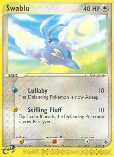 Swablu 075 — EX Drago (Italian Pokémon TCG card)