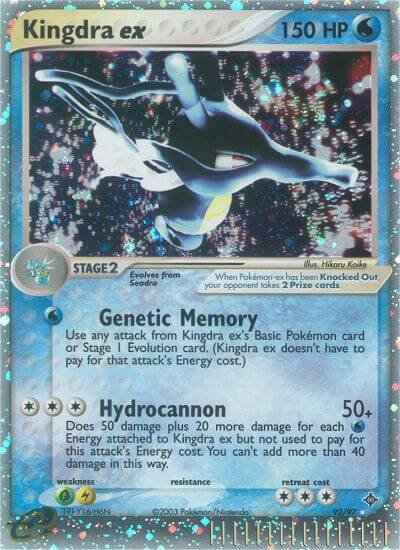 Kingdra ex 092 — EX Drago (Italian Pokémon TCG card)