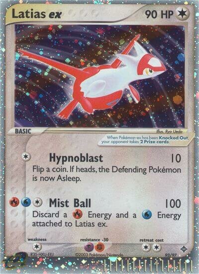Latias ex 093 — EX Drago (Italian Pokémon TCG card)