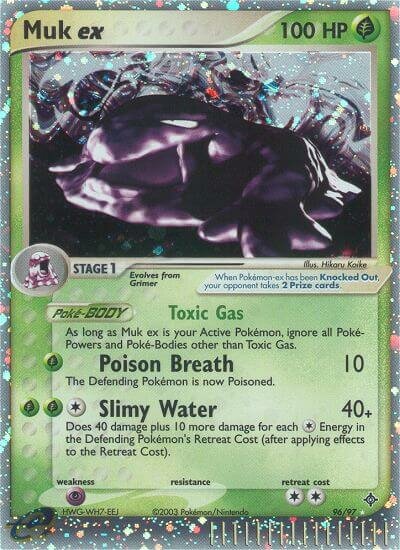 Muk ex 096 — EX Drago (Italian Pokémon TCG card)
