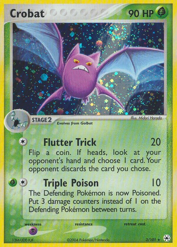 Crobat 003 — EX Leggende Nascoste (Italian Pokémon TCG card)