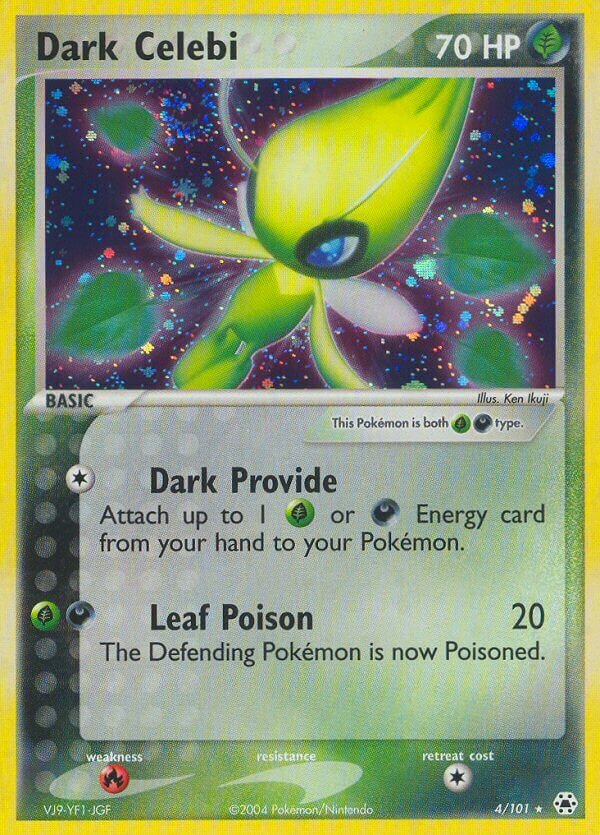 Dark Celebi 004 — EX Leggende Nascoste (Italian Pokémon TCG card)