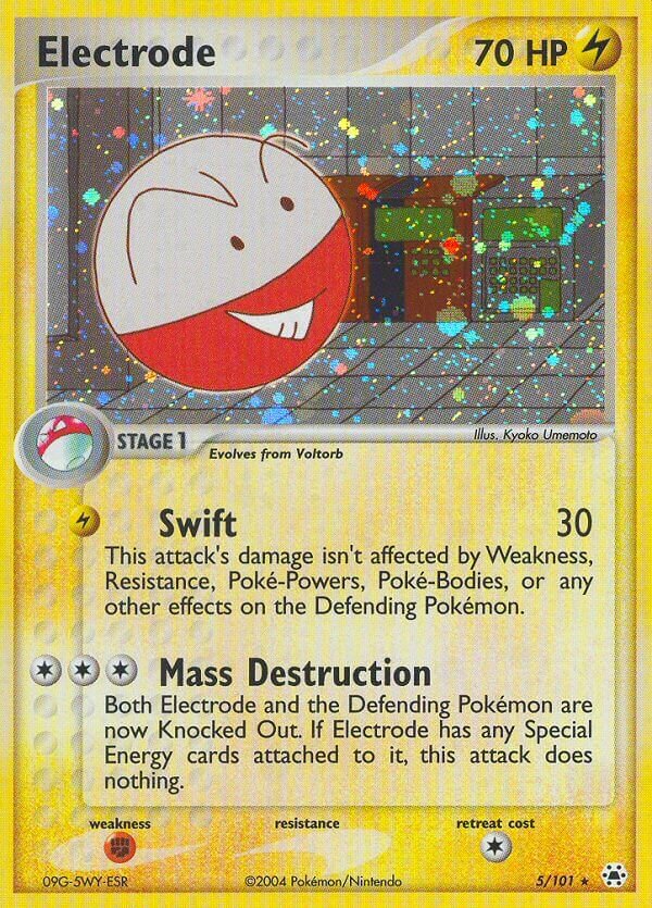 Electrode 005 — EX Leggende Nascoste (Italian Pokémon TCG card)