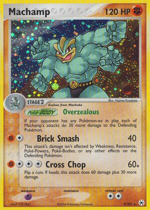 Machamp 009 — EX Leggende Nascoste (Italian Pokémon TCG card)