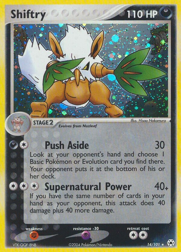 Shiftry 014 — EX Leggende Nascoste (Italian Pokémon TCG card)