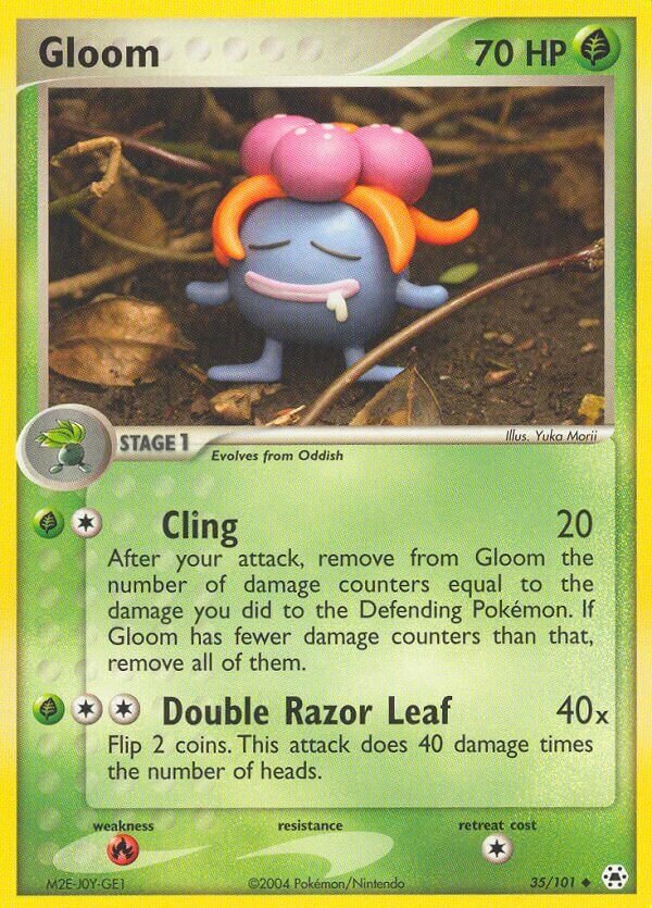 Gloom 035 — EX Leggende Nascoste (Italian Pokémon TCG card)