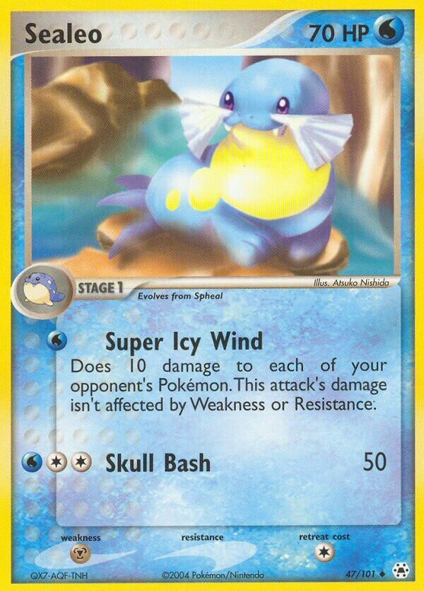 Sealeo 047 — EX Leggende Nascoste (Italian Pokémon TCG card)