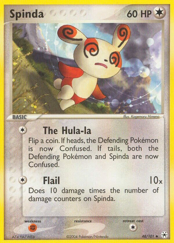 Spinda 048 — EX Leggende Nascoste (Italian Pokémon TCG card)