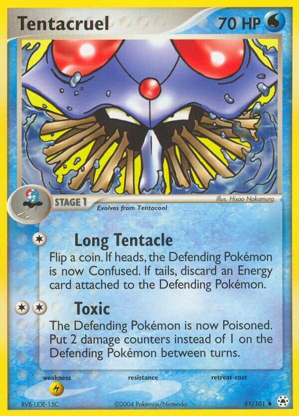 Tentacruel 051 — EX Leggende Nascoste (Italian Pokémon TCG card)