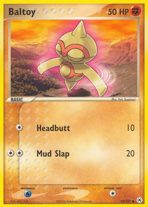 Baltoy 053 — EX Leggende Nascoste (Italian Pokémon TCG card)