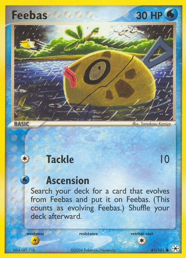 Feebas 061 — EX Leggende Nascoste (Italian Pokémon TCG card)