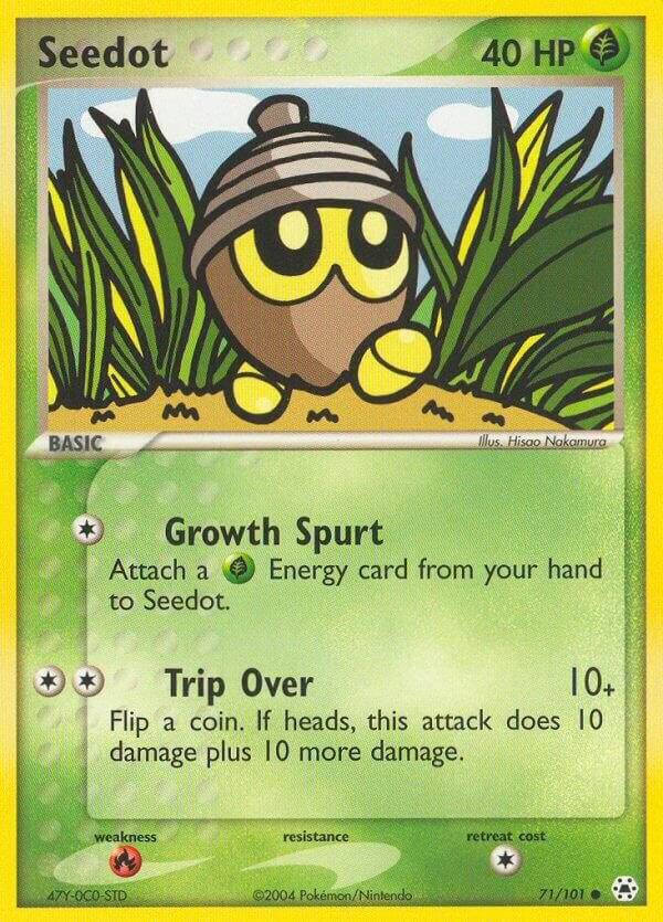 Seedot 071 — EX Leggende Nascoste (Italian Pokémon TCG card)